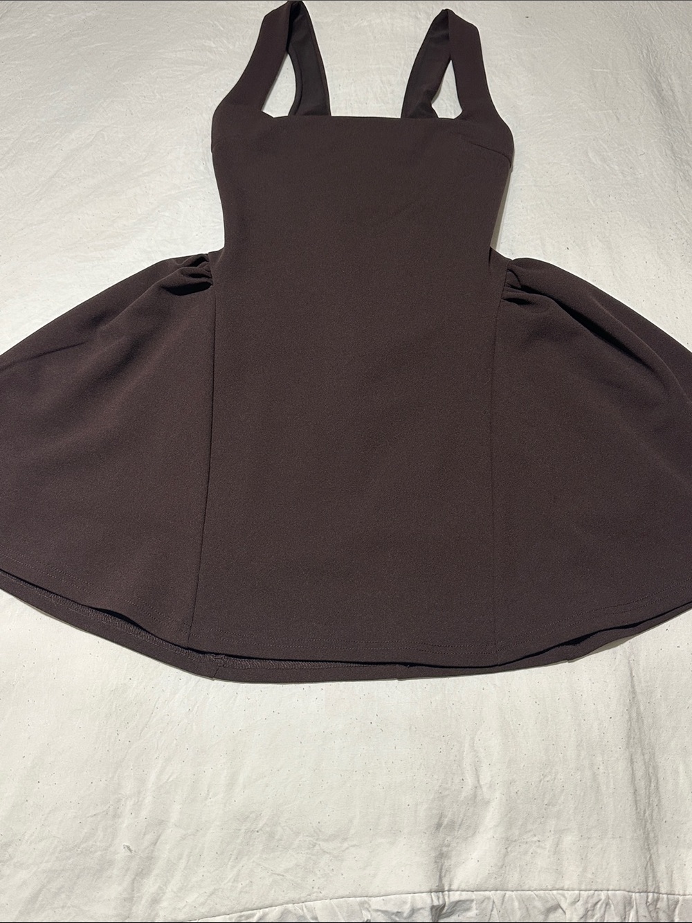 White Fox Boutique Dark Brown Mini Dress